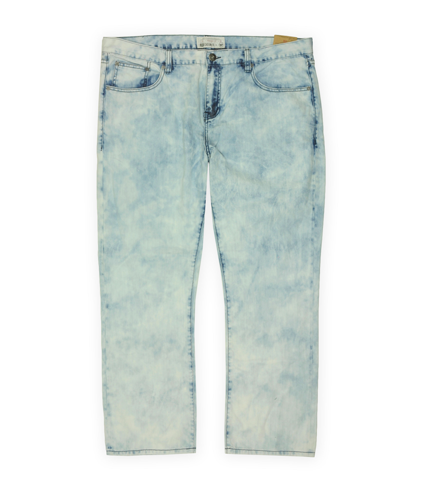 Ecko Unltd. Ecko Unltd. Mens Bleach Out Denim Straight Leg Jeans Ecko Unltd. Ecko Unltd. Mens Bleach Out Denim Straight Leg Jeans