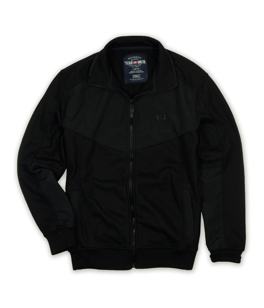 Ecko Unltd. Ecko Unltd. Mens Poly Pique Nylon Track Jacket Ecko Unltd. Ecko Unltd. Mens Poly Pique Nylon Track Jacket