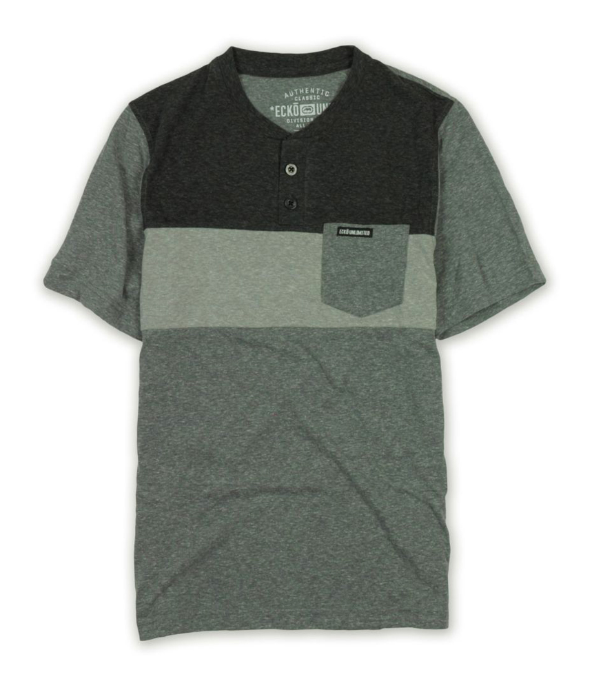 Ecko Unltd. Mens Nep Colorblock Henley Shirt Ecko Unltd. Mens Nep Colorblock Henley Shirt