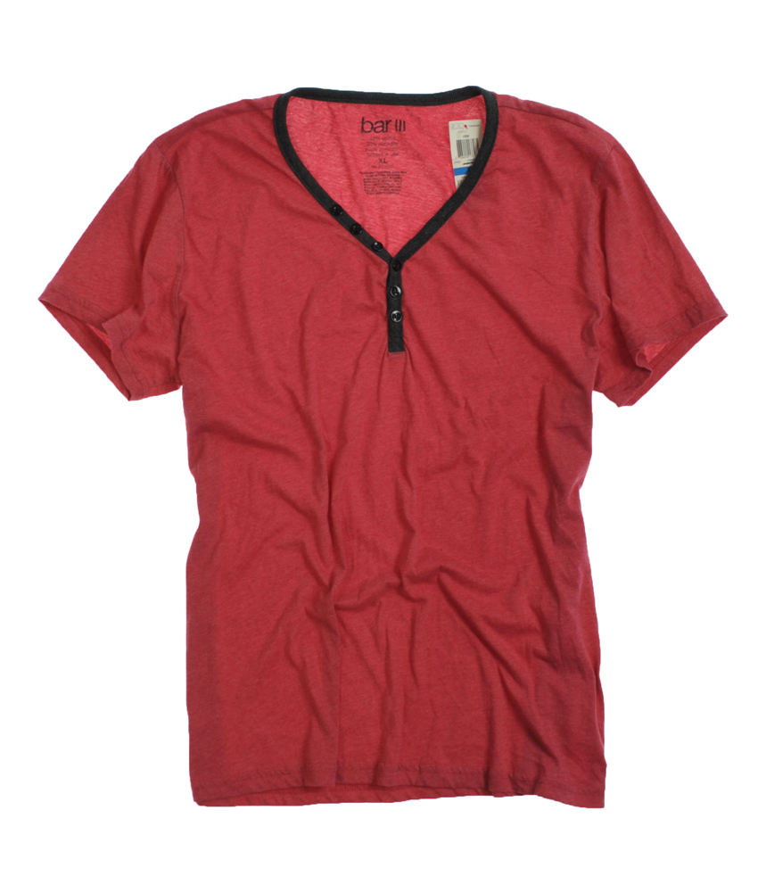 bar III Mens Solidl Henley Shirt bar III Mens Solidl Henley Shirt