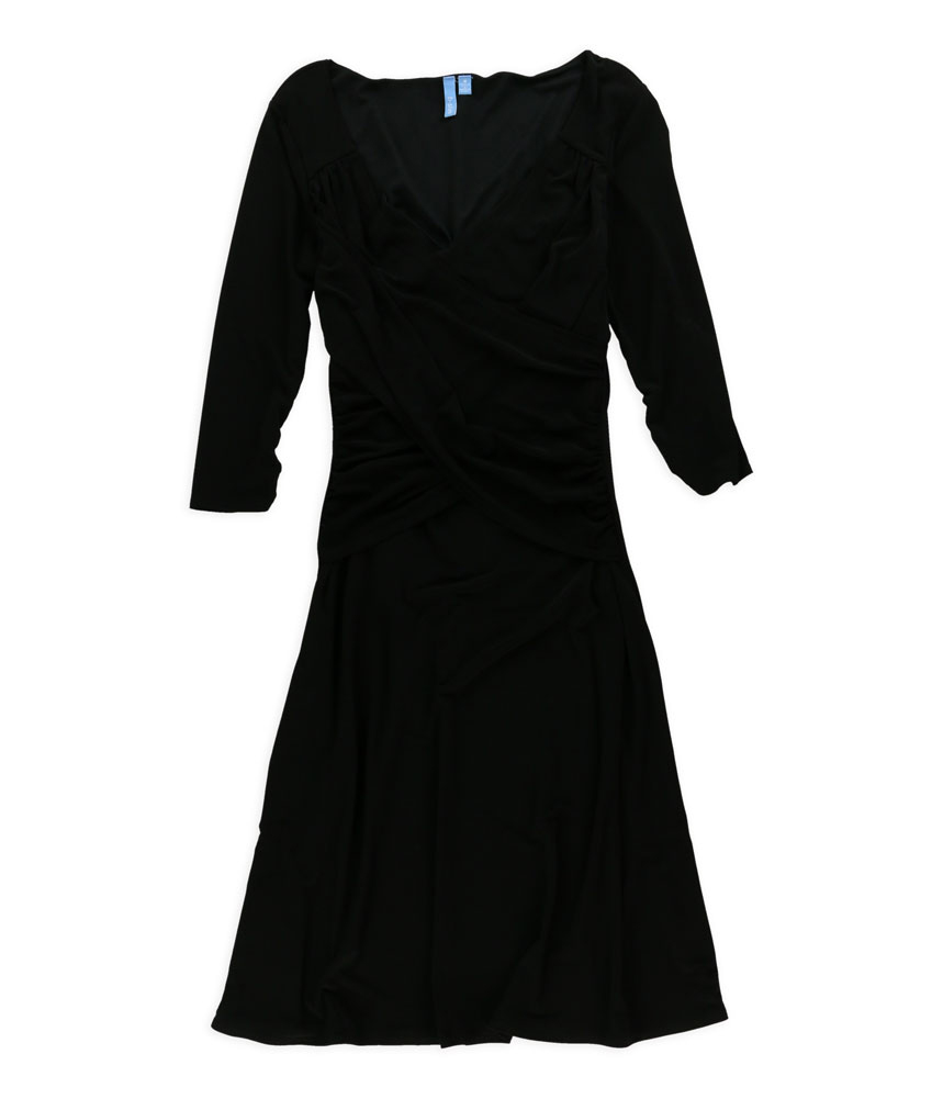 ELEMENTZ Elementz Womens B-Slim 3/4 Sleeve Shift Dress ELEMENTZ Elementz Womens B-Slim 3/4 Sleeve Shift Dress