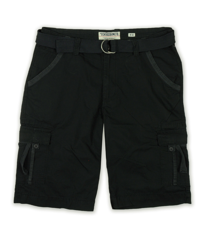 Ecko Unltd. Ecko Unltd. Mens Rips Belted Casual Cargo Shorts Ecko Unltd. Ecko Unltd. Mens Rips Belted Casual Cargo Shorts