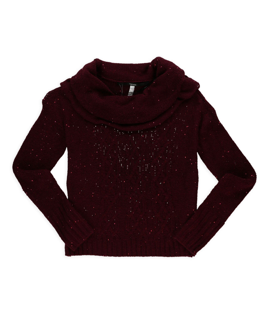 Kensie Womens Cable Knit Cowl Pullover Sweater Kensie Womens Cable Knit Cowl Pullover Sweater