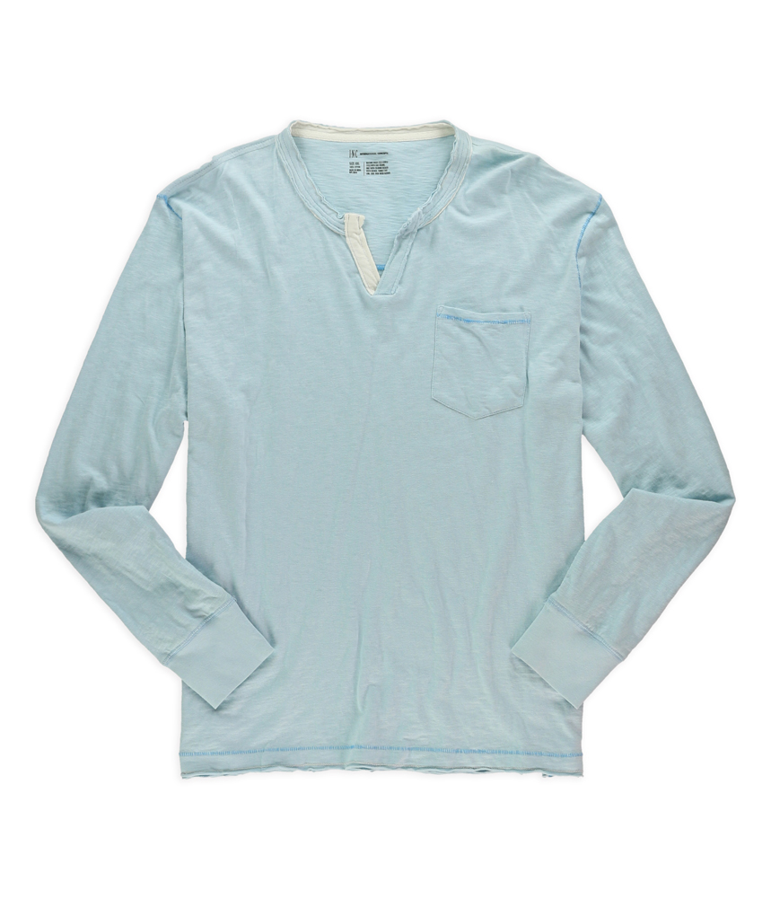 I-N-C International Concepts Mens No Button Henley Shirt I-N-C International Concepts Mens No Button Henley Shirt