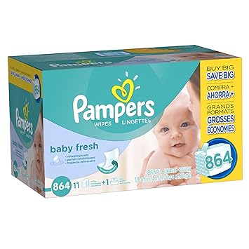 Pampers Softcare Baby Fresh Wipes 12x Box With Tub 864 Count at Sears.com