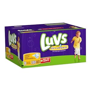 Luvs Premium Stretch Diapers with Ultra Leakguards, Size 5, 150 Count at Sears.com