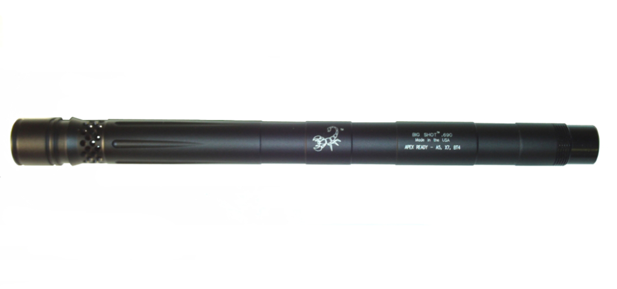 Lapco 12" Big Shot APEX Paintball Barrel - Tippmann A5/X7 Thread - Bead Blasted at Sears.com