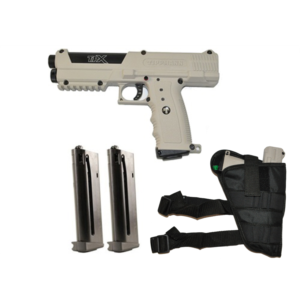 Tippmann Paintball Tippmann TiPX Paintball Pistol 3Skull Starter Set - Tan at Sears.com