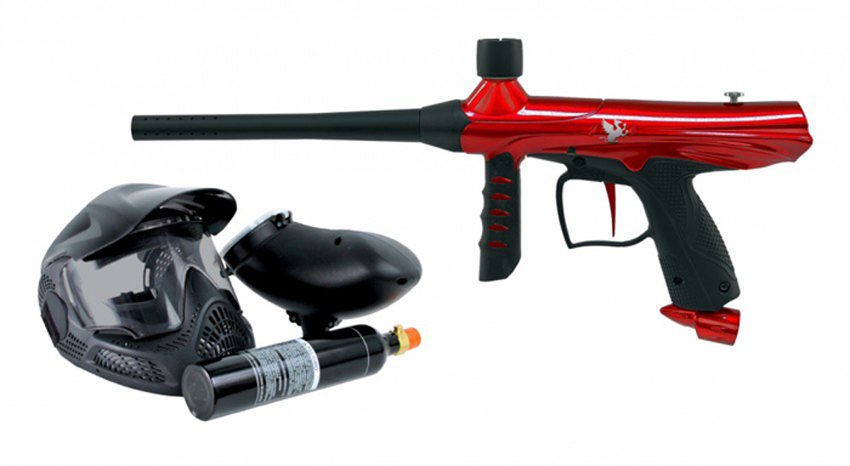 Tippmann Paintball Tippmann Gryphon Paintball Marker Gun PowerPack Set - Red at Sears.com