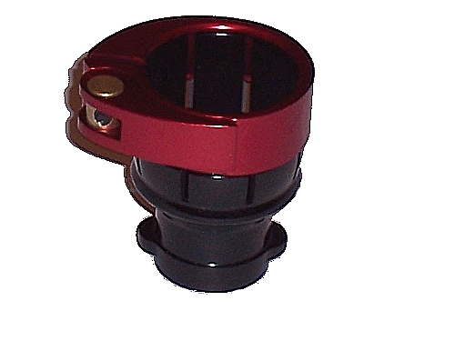3Skull Spyder Clamping FeedNeck No Holes - Black/Red at Sears.com