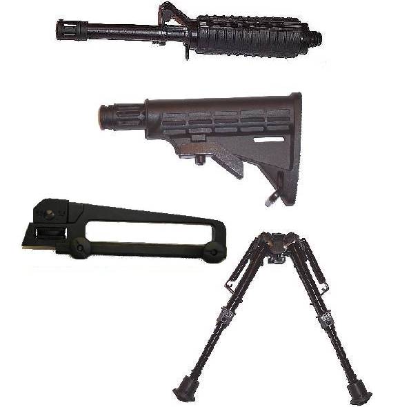 3Skull 16" Tippmann 98 Custom PS Adj Sight Rail + Combat Barrel + Stock + Bipod at Sears.com