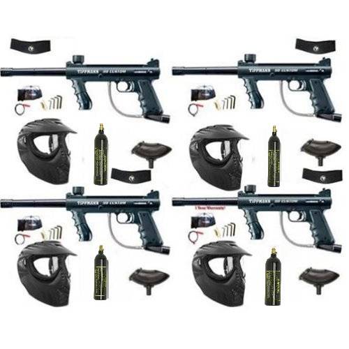 Tippmann Paintball Tippmann 98 Custom 12oz Xray Family Package + Barrel Cover + Neck Guard - 4 Pack at Sears.com