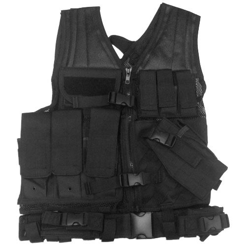 NcStar Tactical Paintball Airsoft Vest Black - Large at Sears.com
