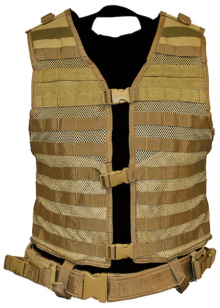 NcStar Molle/Pals Paintball Airsoft Vest - Tan - Medium at Sears.com
