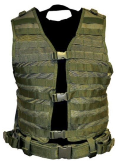 NcStar Molle/Pals Paintball Airsoft Vest - Green - Medium at Sears.com