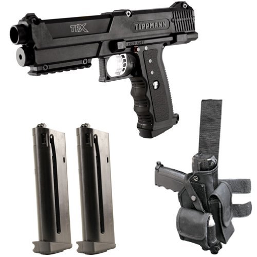 Tippmann Paintball Tippmann TiPX Paintball Pistol Starter Kit - Black at Sears.com