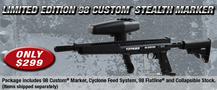 Tippmann Paintball Tippmann 98 Custom Limited Edition Stealth Marker Gun at Sears.com