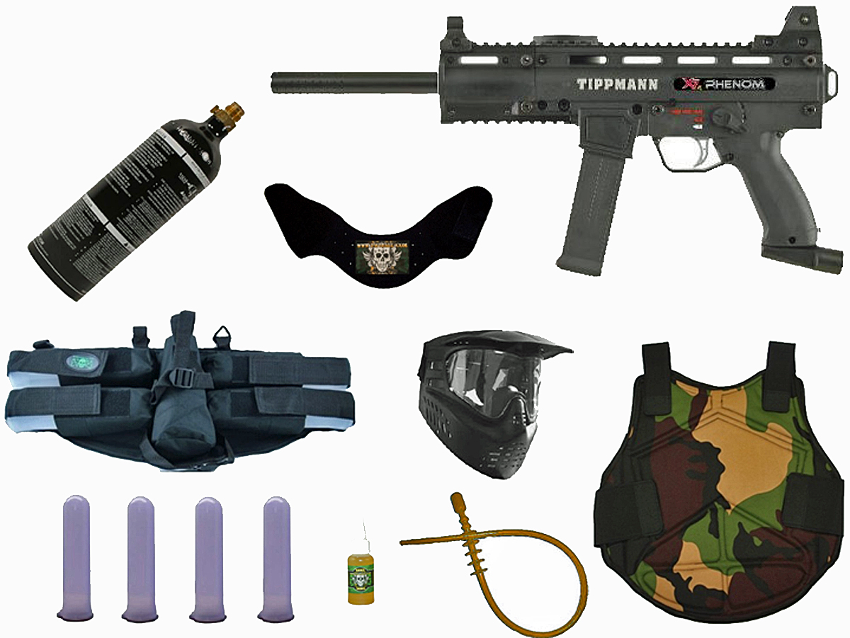 3Skull Tippmann X7 Phenom Electro Paintball Gun Chest Protector Mega Package at Sears.com