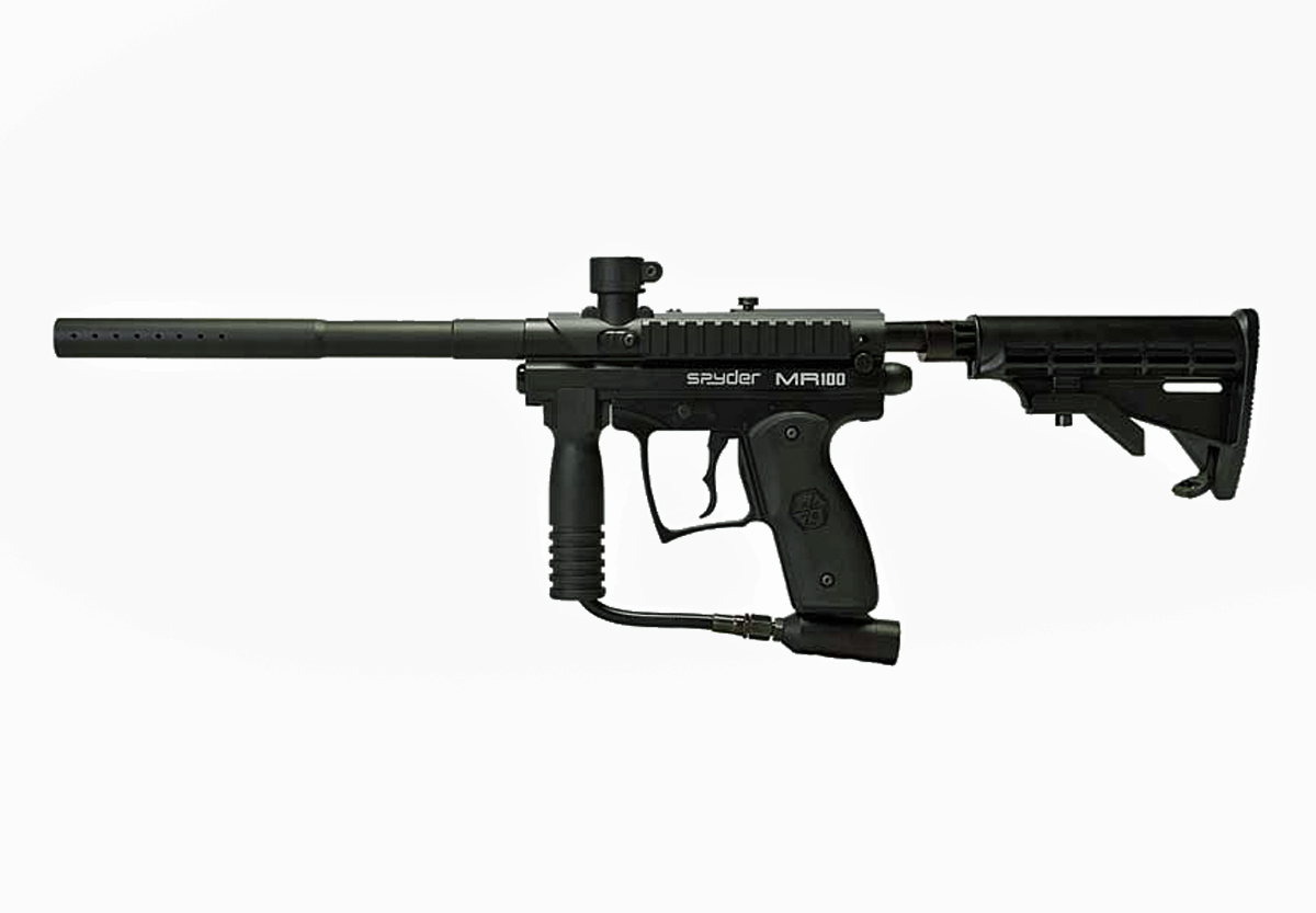 Spyder Paintball Spyder MR100 Pro Military Tactical Paintball Marker Gun - Black at Sears.com
