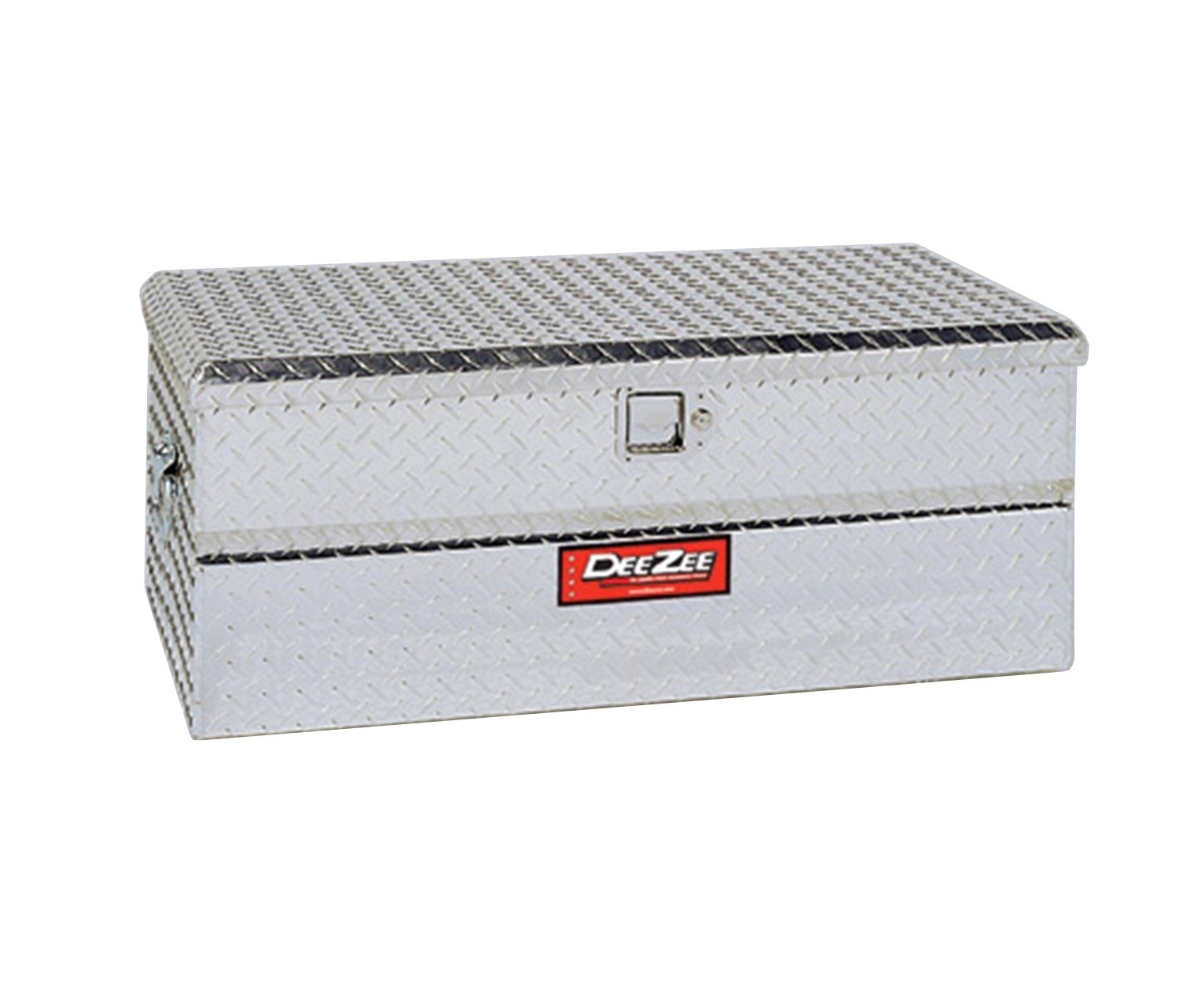 Dee Zee Zee DZ8537 Red Label Utility Chest .056 Brite-Tread Aluminum Clear Coat Volume 6.4 cu. ft. L 37.125 in. x W 19 in. x H 15.