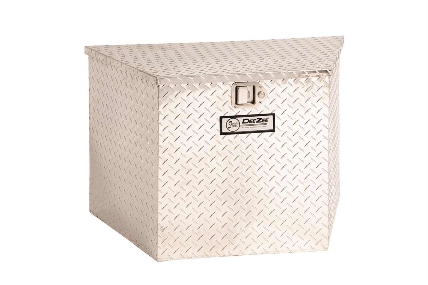 Dee Zee Zee DZ91716 Specialty Series Triangle Trailer Tool Box .056 Brite-Tread Aluminum Volume 3.71 cu. ft. L 34 in. Back L 16 in