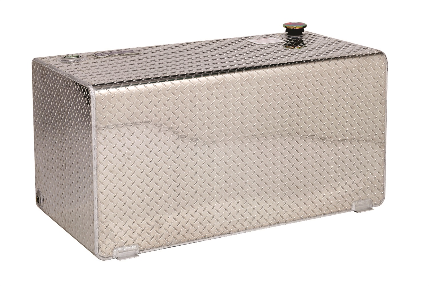 Dee Zee Zee DZ91753 Specialty Series Liquid Transfer Tank .125 Aluminum Brite-Tread Uncoated Volume 110 Gallons L 48 in. x W 24 in.