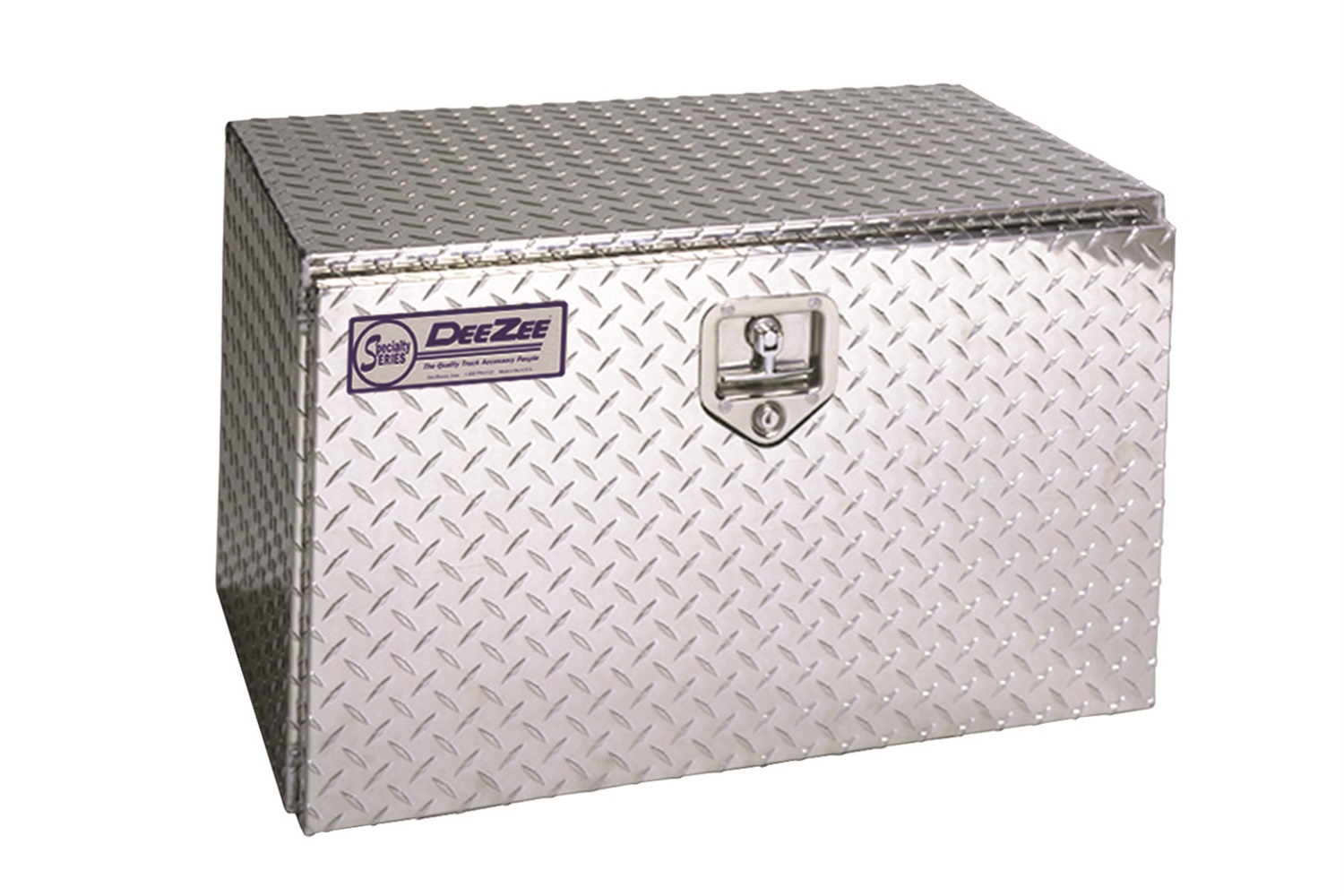 Dee Zee Zee DZ74 Specialty Series Underbed Tool Box .090 Brite-Tread Aluminum Volume 5.94 cu. ft. L 30 in. x W 20 in. x H 18 in. M