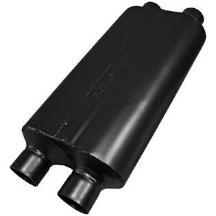 Flowmaster 8525554 50 Series Heavy Duty Muffler 2.5 in. Dual Inlet/2.5 in. Dual Outlet Case Dimensions 5 in. x 10 in. ... Flowmaster 8525554 50 Series Heavy Duty Muffler 2.5 in. Dual Inlet/2.5 in. Dual Outlet Case Dimensions 5 in. x 10 in. ...
