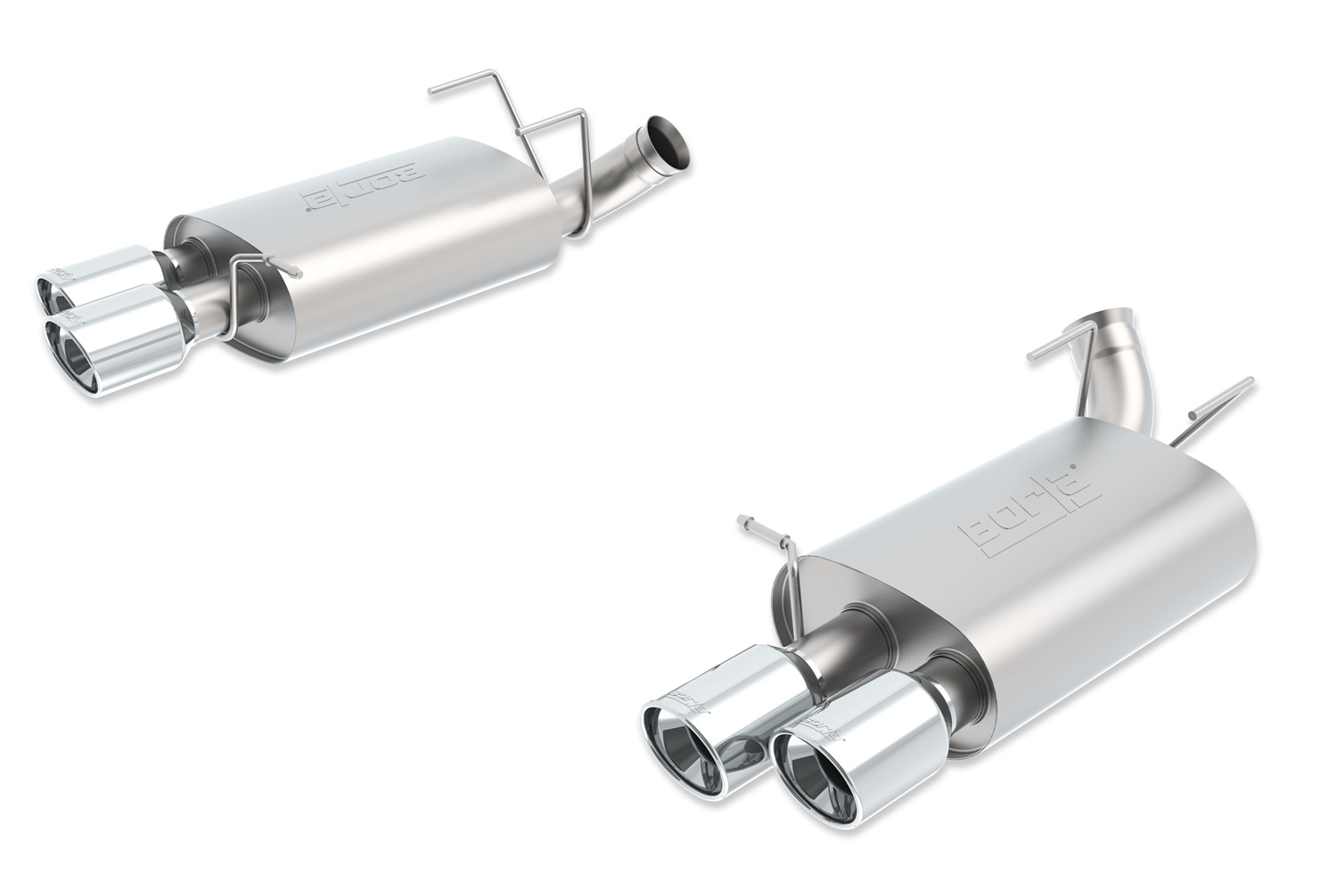 11829 Touring  Rear Section  Incl. 4 in. x 6.25 in. Round Mufflers/Mounting Hardware/2.5 in. Tubing  Dual 2.75 in. Tips Single