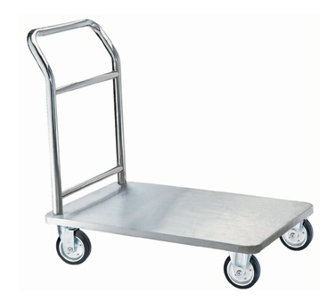 Aarco Products Aarco SB-1C Platform Truck 1-1/2" chrome tubular frame steel deck 6" solid wheel at Sears.com