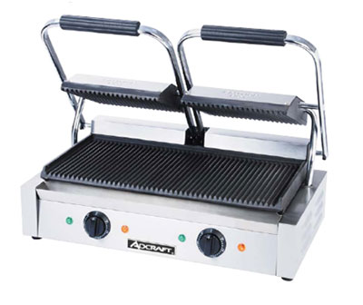 Adcraft SG-813 Double Commercial Cast Iron Sandwich Grill at Sears.com
