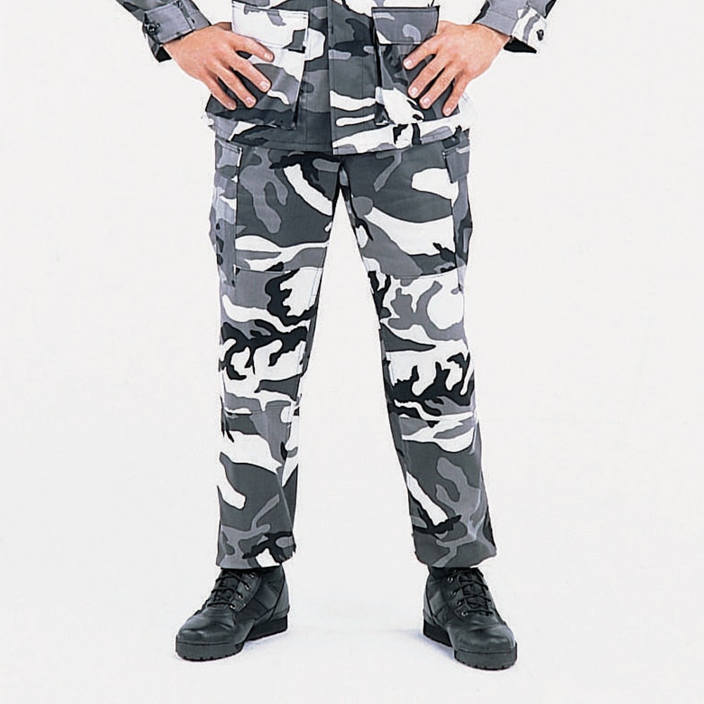Ultra Force Mens Pants - Military BDU, City Camo, Long Length by Ultra Force Ultra Force Mens Pants - Military BDU, City Camo, Long Length by Ultra Force