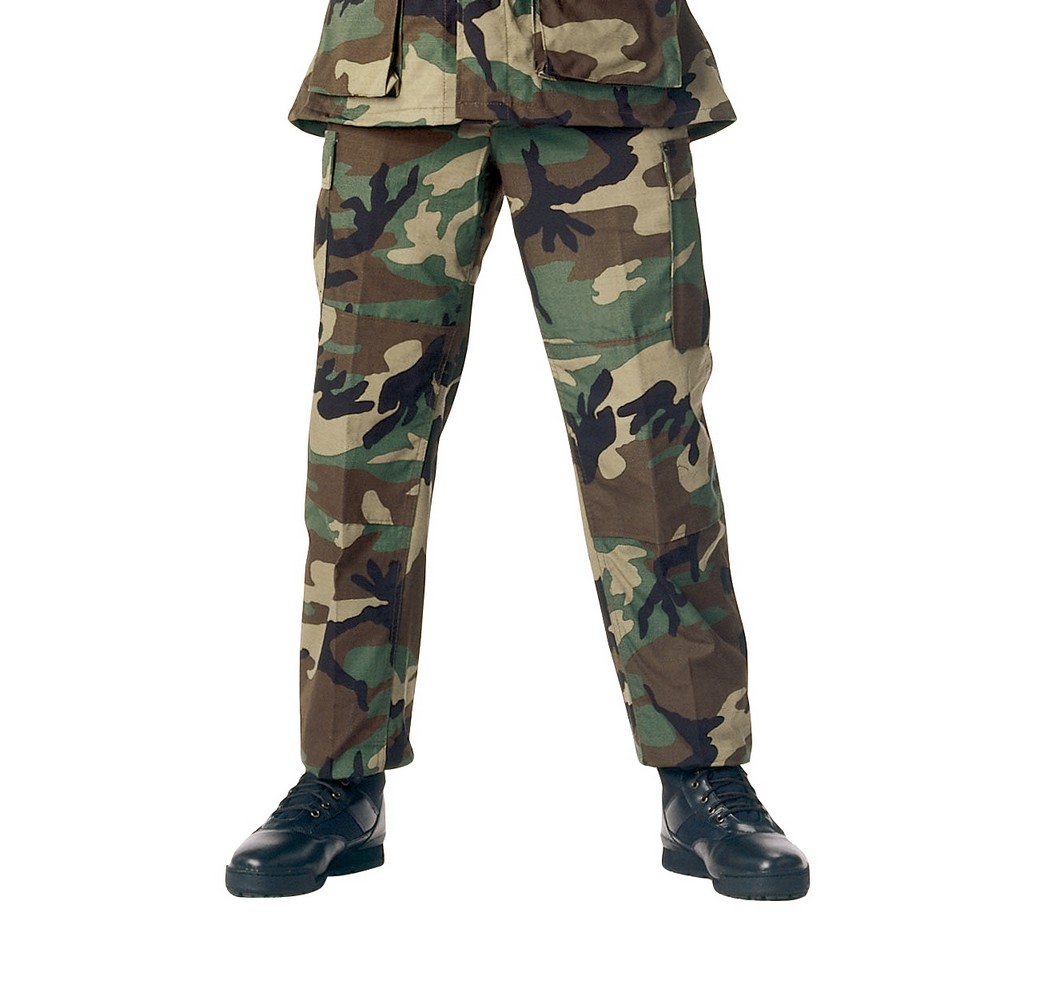 Ultra Force Mens Pants - Military BDU, Woodland Camo, Short Length by Ultra Force Ultra Force Mens Pants - Military BDU, Woodland Camo, Short Length by Ultra Force