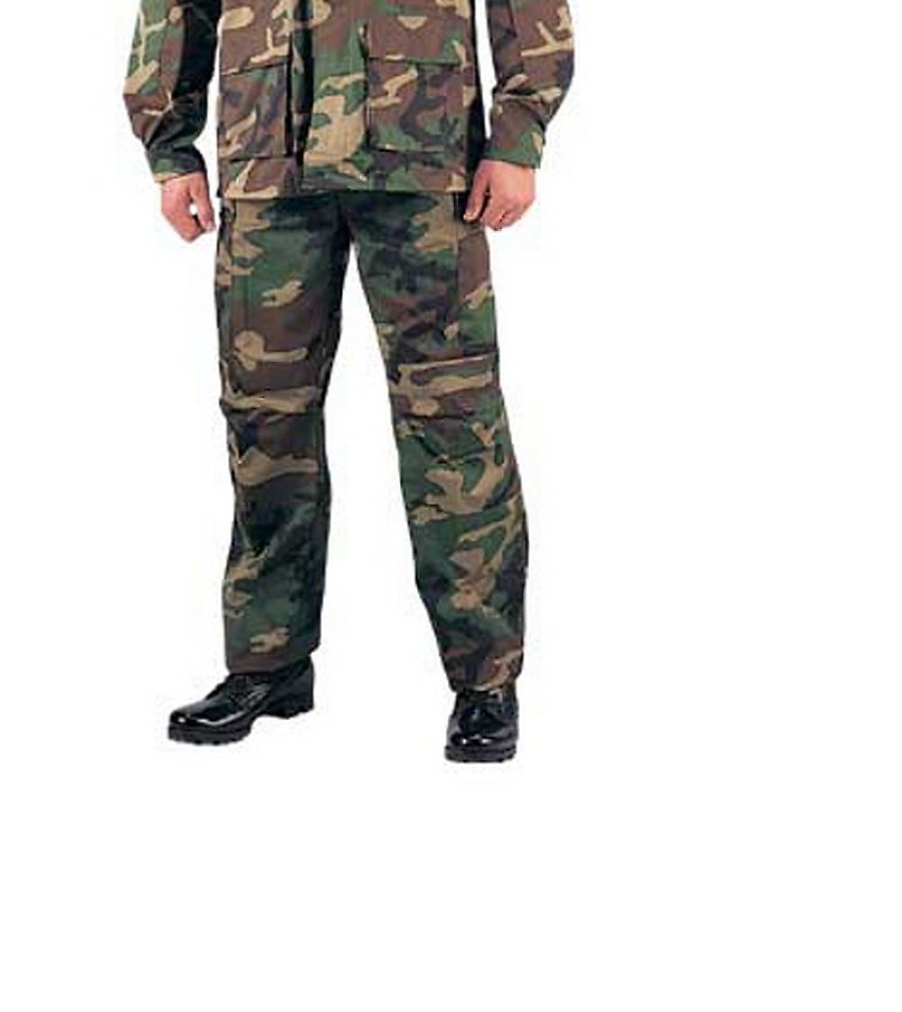Ultra Force Mens Pants - Military BDU, Woodland Camo, Short Length by Ultra Force Ultra Force Mens Pants - Military BDU, Woodland Camo, Short Length by Ultra Force