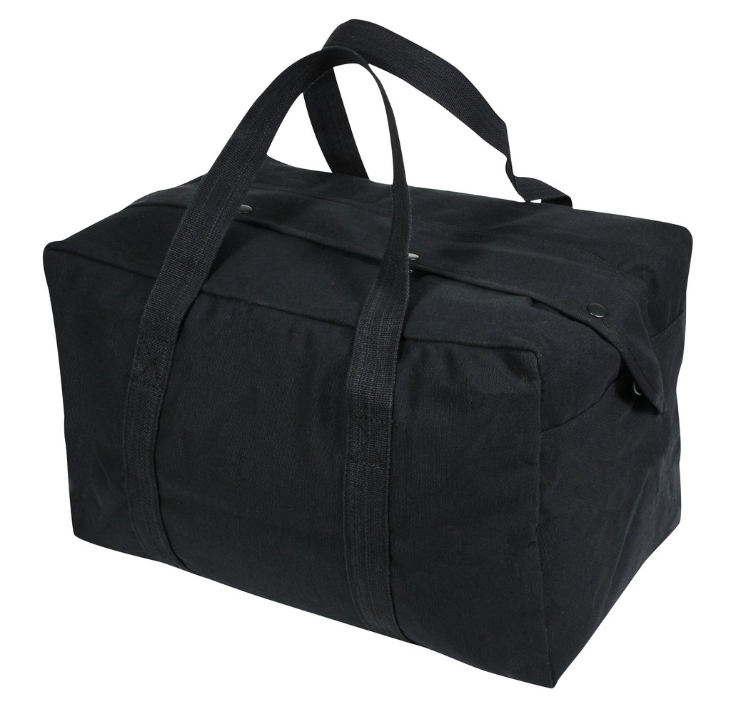 Rothco Duffle Bag - Canvas Parachute Cargo, Black by Rothco Rothco Duffle Bag - Canvas Parachute Cargo, Black by Rothco