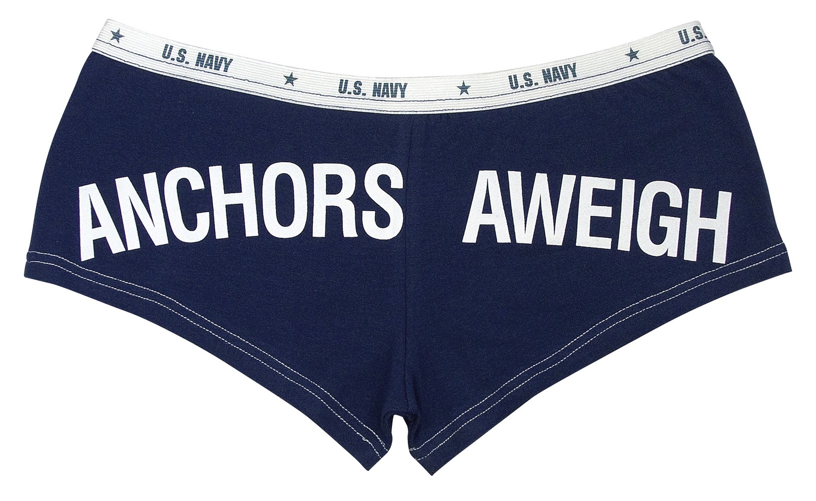 Rothco Womens Boy Shorts - Anchors Aweigh Booty Shorts, Navy Blue by Rothco Rothco Womens Boy Shorts - Anchors Aweigh Booty Shorts, Navy Blue by Rothco