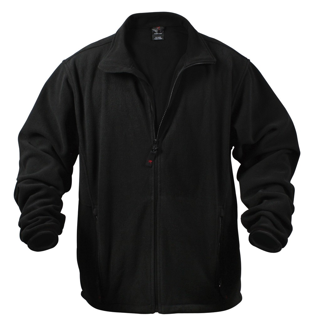 Rothco Black Mountain Patrol Polar Fleece Jacket Rothco Black Mountain Patrol Polar Fleece Jacket