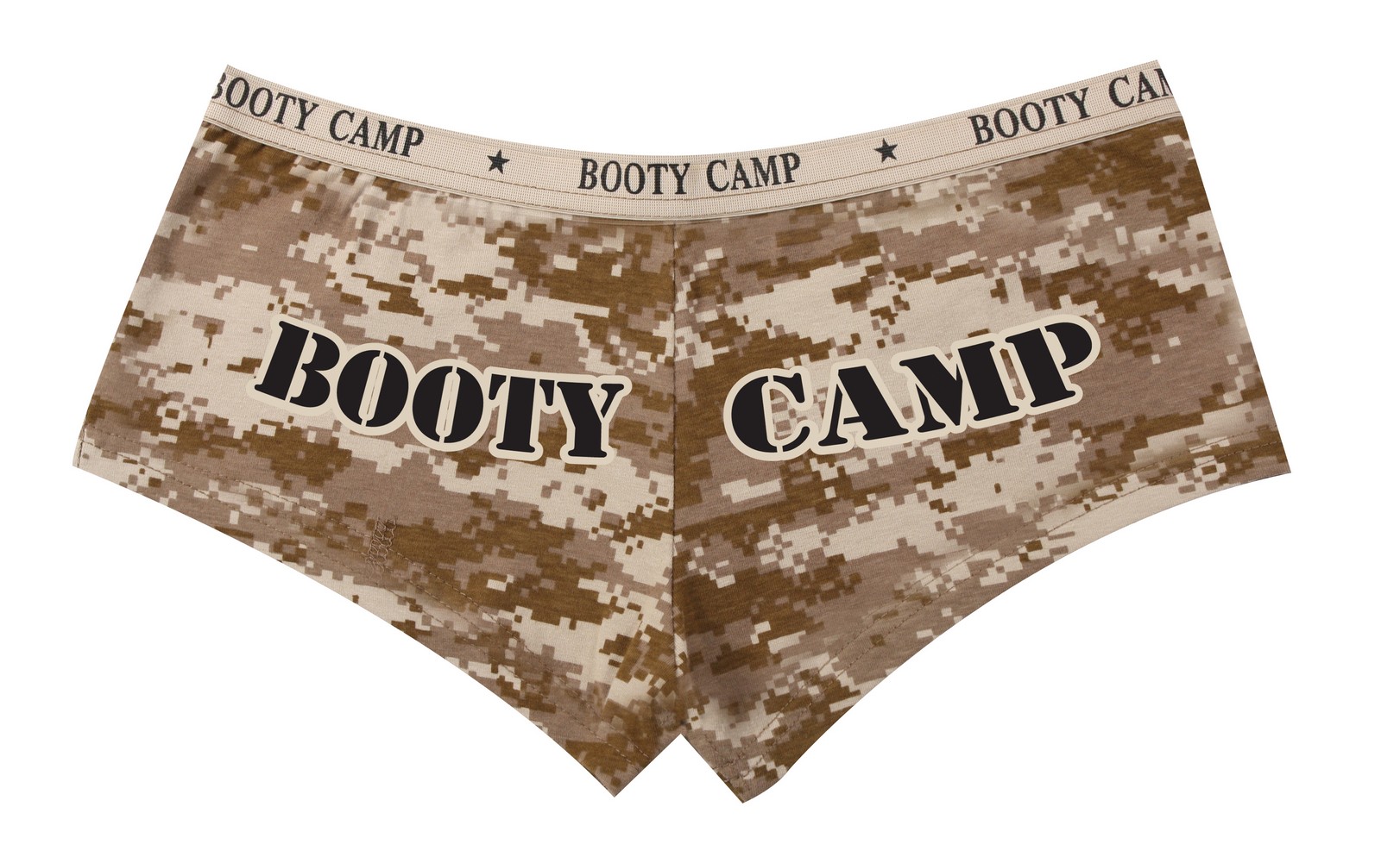 Rothco Womens Boy Shorts - Booty Camp Booty Shorts Desert Digital Camo -Rothco Rothco Womens Boy Shorts - Booty Camp Booty Shorts Desert Digital Camo -Rothco