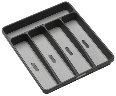 Madesmart Housewares Large Silverware Granite Five Compartment 