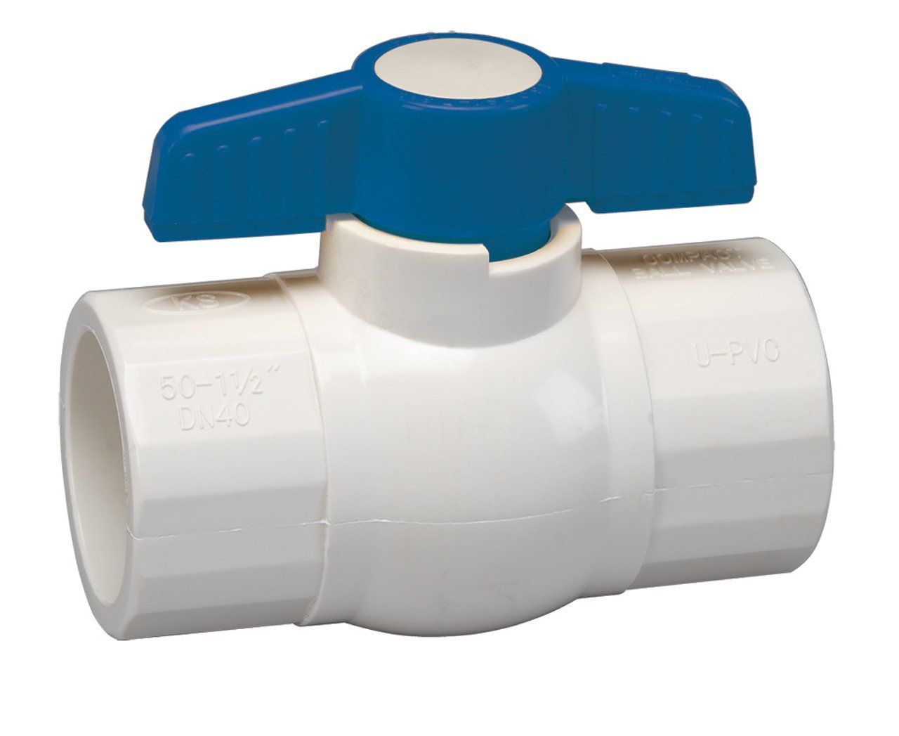 UPC 879420000422 product image for VBVP40E3B PVC Schedule 40 Solvent Ball Valve 1/2