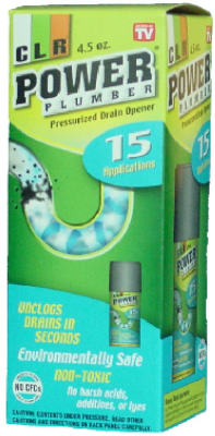 UPC 078291772845 product image for CLR PP4-5 Power Plumber Pressurized Drain Opener, 4.5 Oz Can | upcitemdb.com