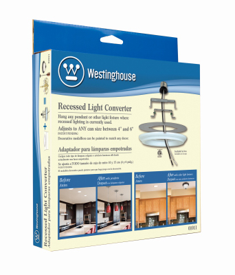 UPC 030721010118 product image for Westinghouse 01011 - Recessed Light Converter Kit (01011 RECESSED LIGHT CONVERTE | upcitemdb.com