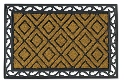 UPC 520880049208 product image for Private Lim Coir & Rubber Rectangular Door Mat, 24