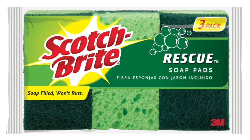 UPC 021200010033 product image for 3M 300 Scotch-Brite Rescue Soap Pads | upcitemdb.com