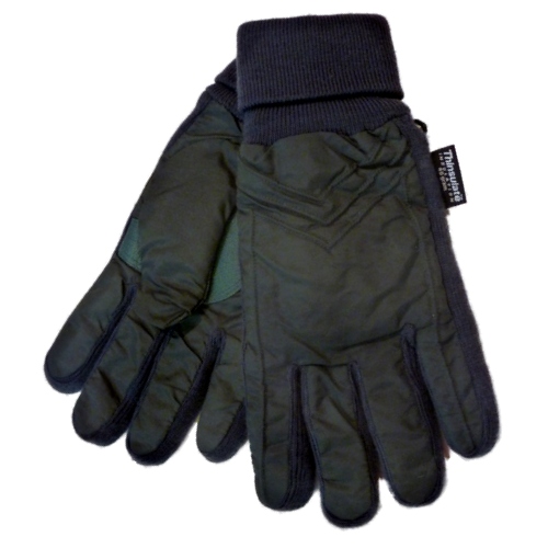 Accessory Works Accessory Works Mens Cuffed Green Nylon Snow & Ski Gloves Accessory Works Accessory Works Mens Cuffed Green Nylon Snow & Ski Gloves