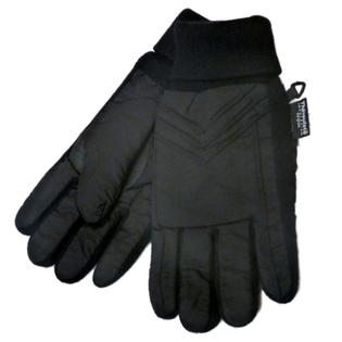 Accessory Works Accessory Works Mens Cuffed Black Nylon Snow & Ski Gloves Accessory Works Accessory Works Mens Cuffed Black Nylon Snow & Ski Gloves