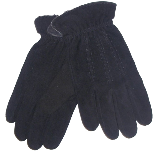 Merona Mens Black Suede Leather Gloves Fleece & Thinsulate Lined at Sears.com