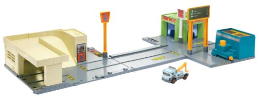 UPC 746775229795 product image for Matchbox Adventure Links Service Center Playset Repair Garage Race Down Ramp | upcitemdb.com