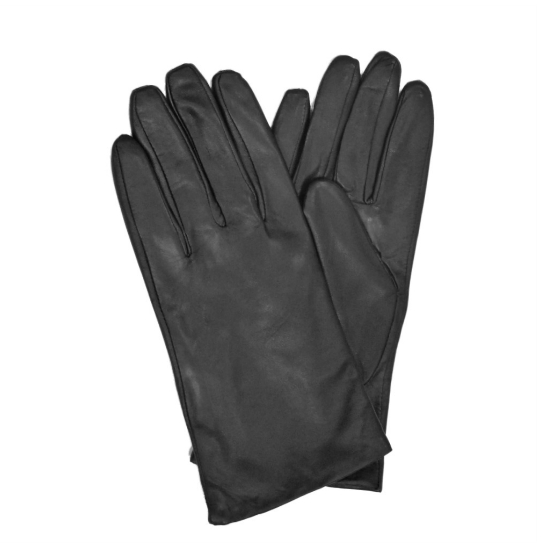 Merona Merona Womens Sleek Black Leather Gloves Merona Merona Womens Sleek Black Leather Gloves