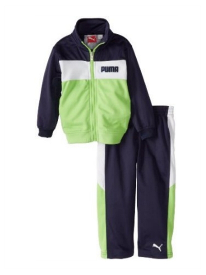 Puma Puma Infant Boys 2 Piece Green & Navy Jacket & Pants Set Baby Track Suit Puma Puma Infant Boys 2 Piece Green & Navy Jacket & Pants Set Baby Track Suit